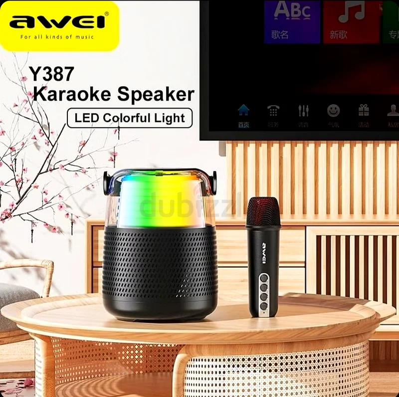 غنِّ بقلبك مع مكبّر صوت الكاريوكي Awei Y387 بلوتوث!63261273010690113