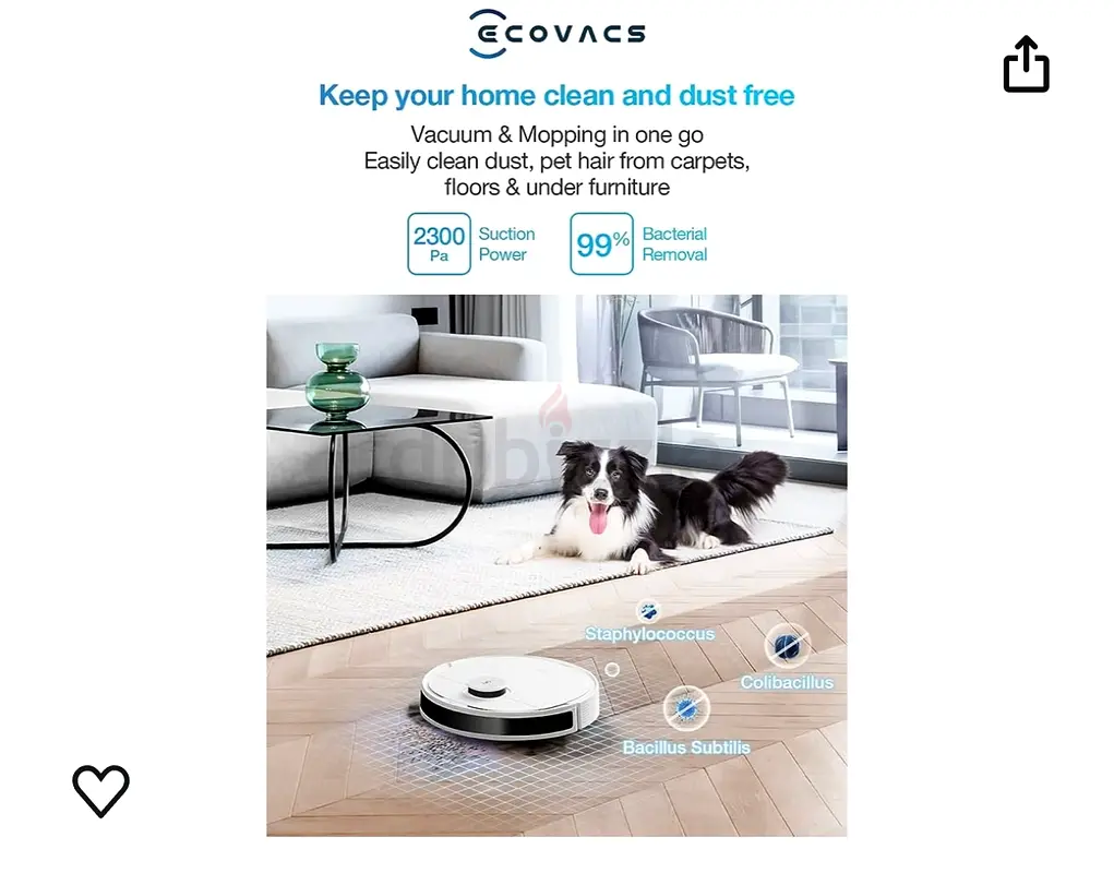 DEEBOT Robot Vacuum cleaner63254499791745116