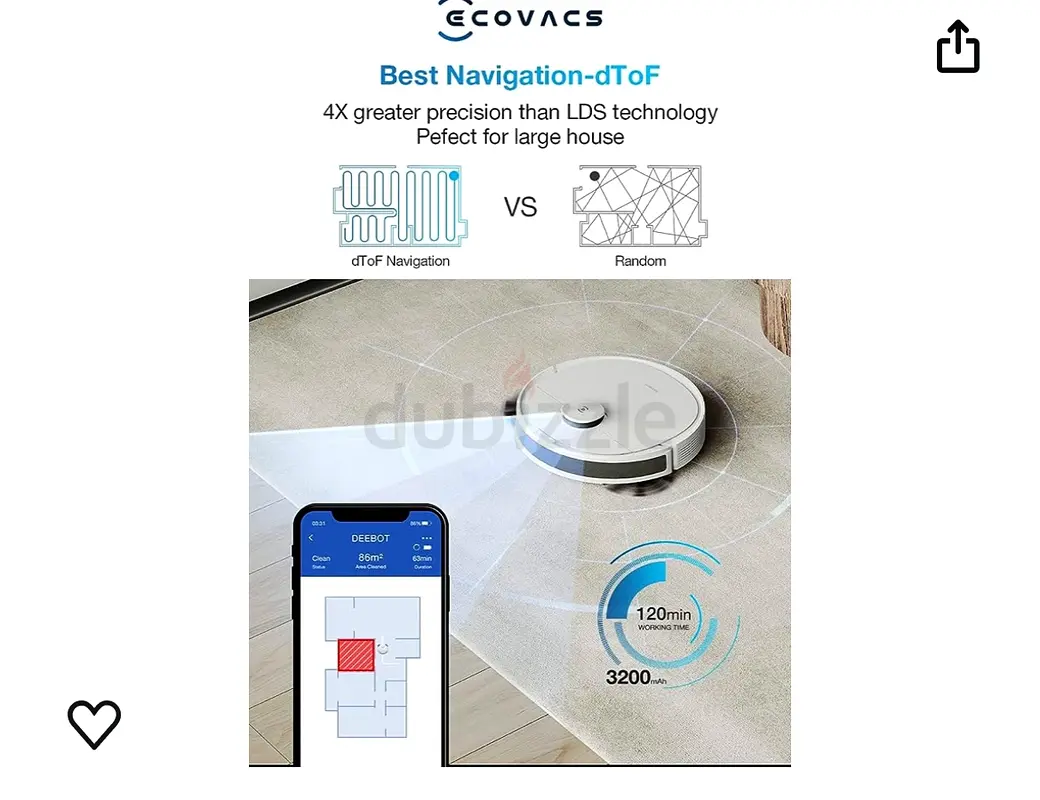 DEEBOT Robot Vacuum cleaner63254499791745117