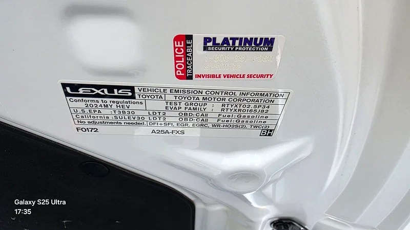لكزس RX 350h هجين، عنوان نظيف، موديل كندي، 2024، جميع الخيارات الكاملة63148647851523114