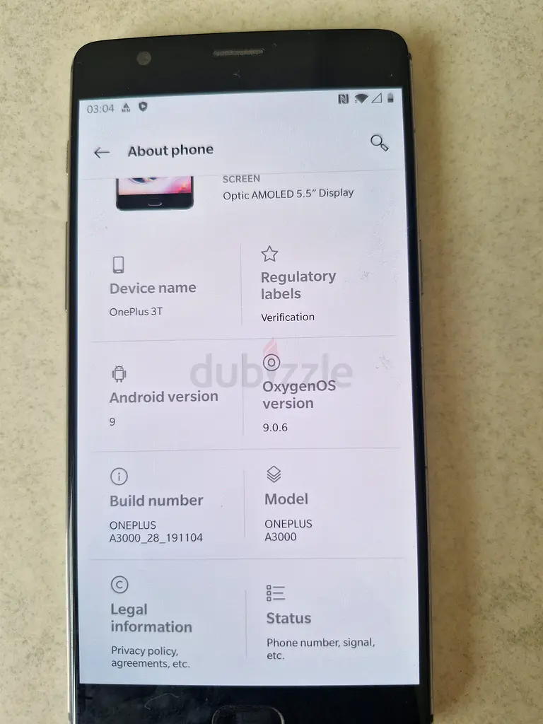 OnePlus3T - هاتف ذكي بحالة ممتازة63216839232515116