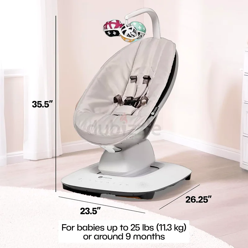 4moms mamaRoo Multi-Motion Baby Swing - Grey63204260422659113