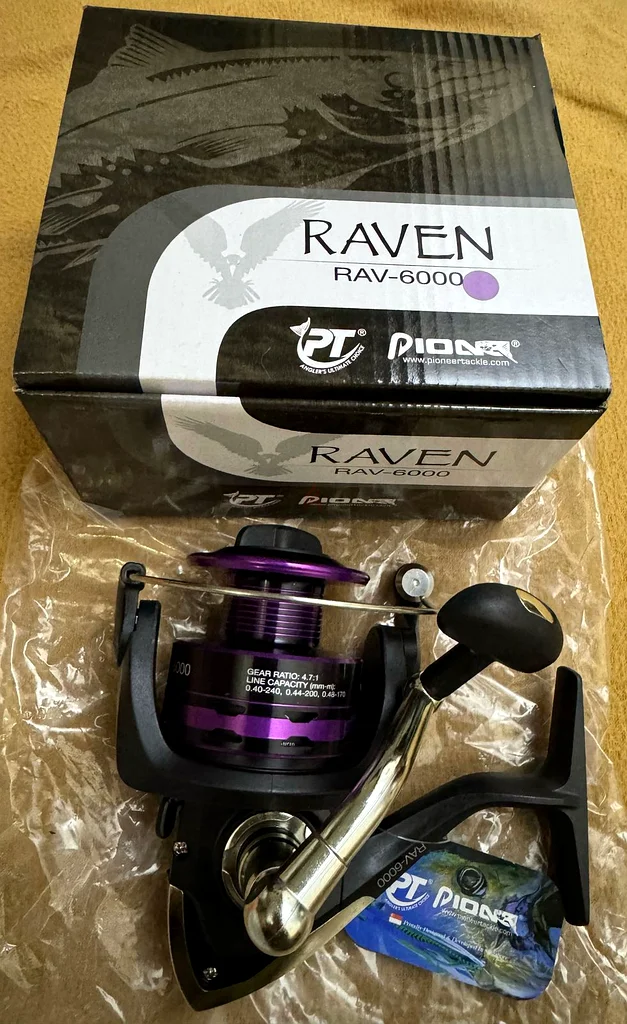 Fishing Reel Piona Raven RAV-6000 pioneer brand made in Singapore63241124188801111