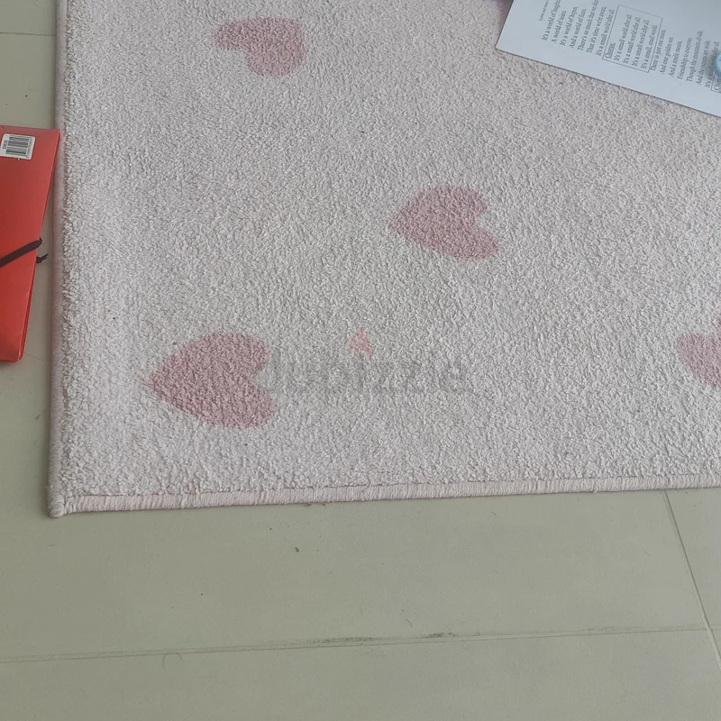 Lovely Pink Heart Rug for Kids Room63216837148034111