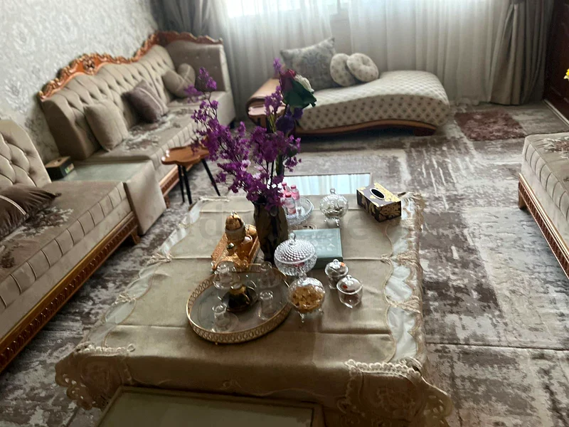 طقم أثاث أنيق لغرفة المعيشة مع سجاد عصري632228421657631129