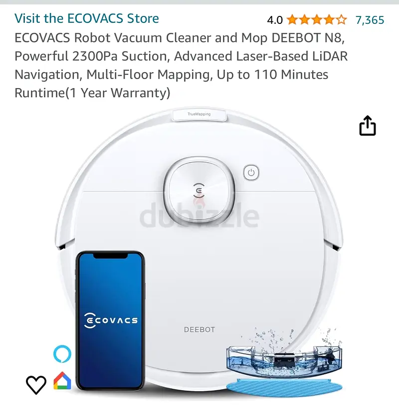 DEEBOT Robot Vacuum cleaner63254499791745118