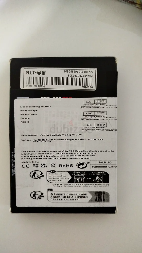 SAMSUNG 990 pro solid state drive 1TB SSD PRO63257116222979111