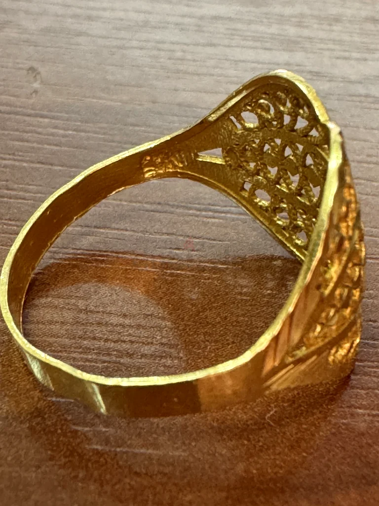 21K yellow Gold ring63232650790913112