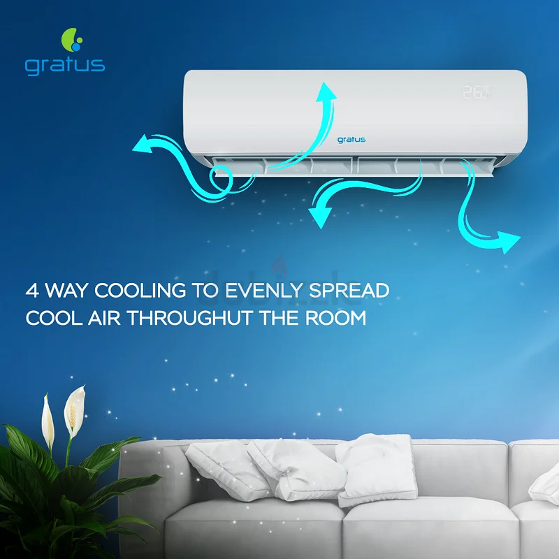 Gratus 2 Ton Split AC - Air Conditioner ● Brand New | 1 Year Warranty | FREE Delivery | AJM385763169463843202113