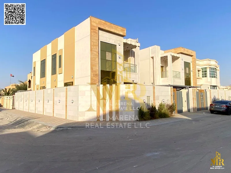 For sale - Luxury villa in Al Rawda, Ajman | 5 master bedrooms | Majlis | Hall | Modern kitchen | Spacious outdoor yard63871395277186110
