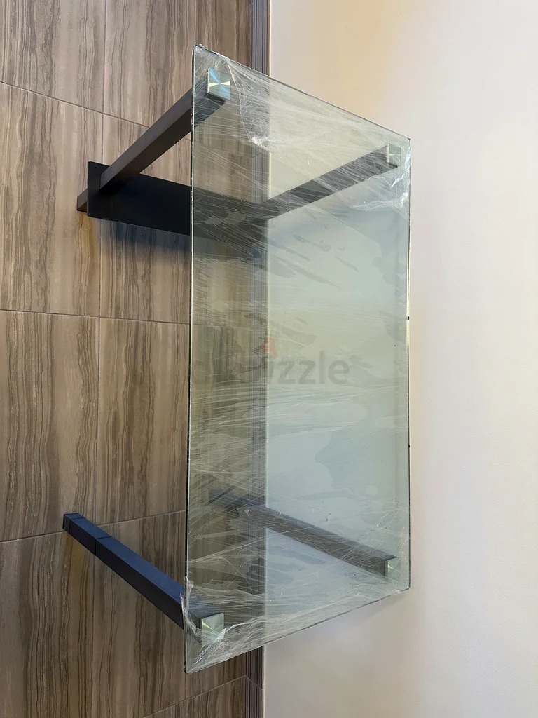 Adjustable Computer Glass Desk (55W x 100L x 75H)63219343810305112