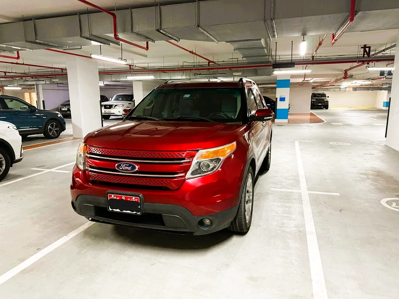 URGENT SALE – 2013 Ford Explorer Limited | Stunning Red | Full Option | GCC Specs | Sporty Look63149118364163111