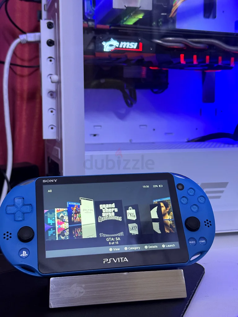 PS Vita slim 2000 معدّل أزرق63231695257601114