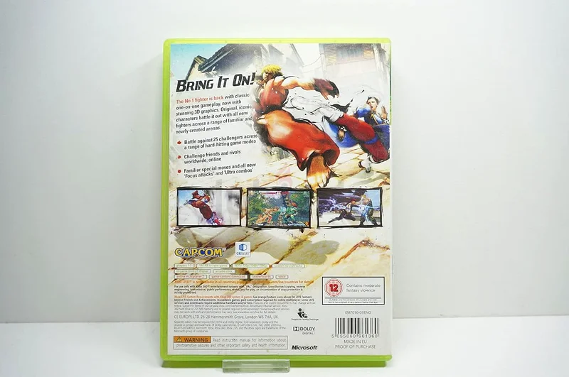 Street fighter 4 xbox 360 video game63199626236546111