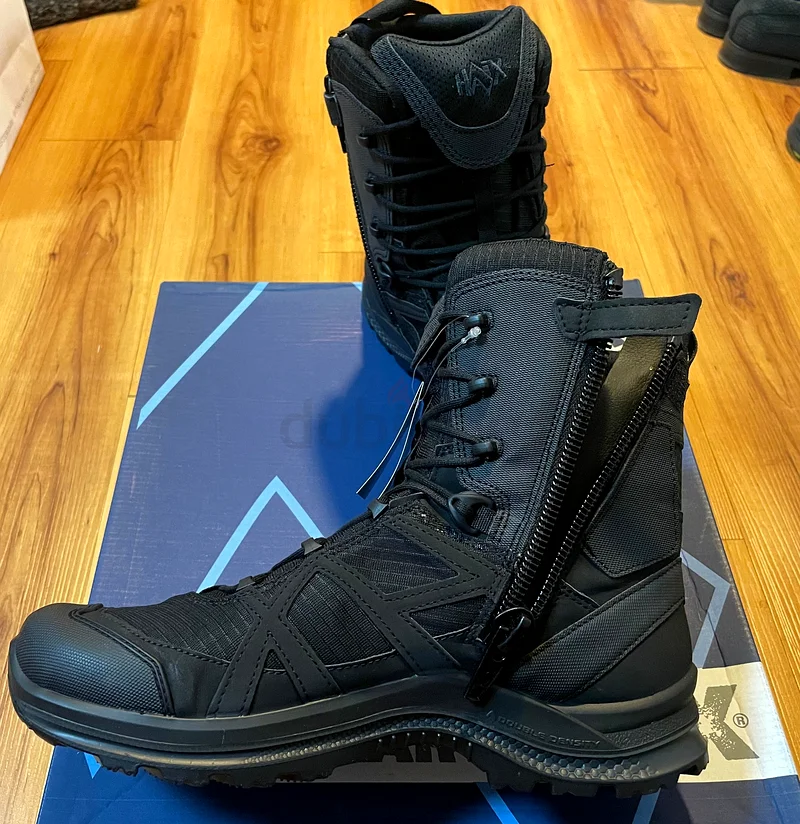 HAIX Black Eagle Athletic 2.0 T High Black Sidezipper – Excellent Condition BRAND NEW63237610873730112
