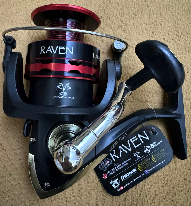 Fishing Reel Piona Raven RAV-6000 pioneer brand made in Singapore63241124188801113