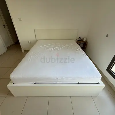 Ikea Bed Frame with storage and Mattress 160x200 cm