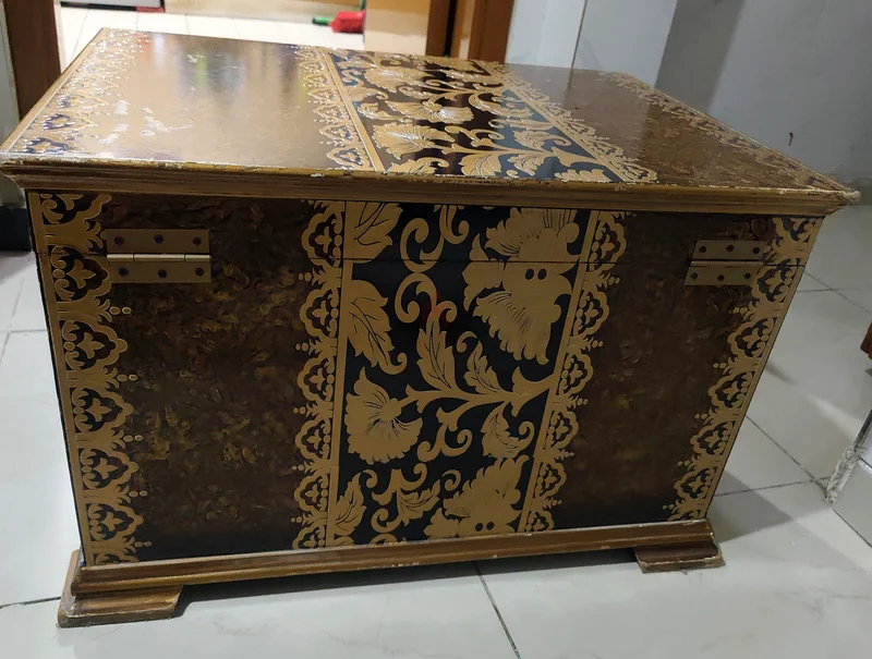 صندوق تخزين خشبي أنيق63179870574337112
