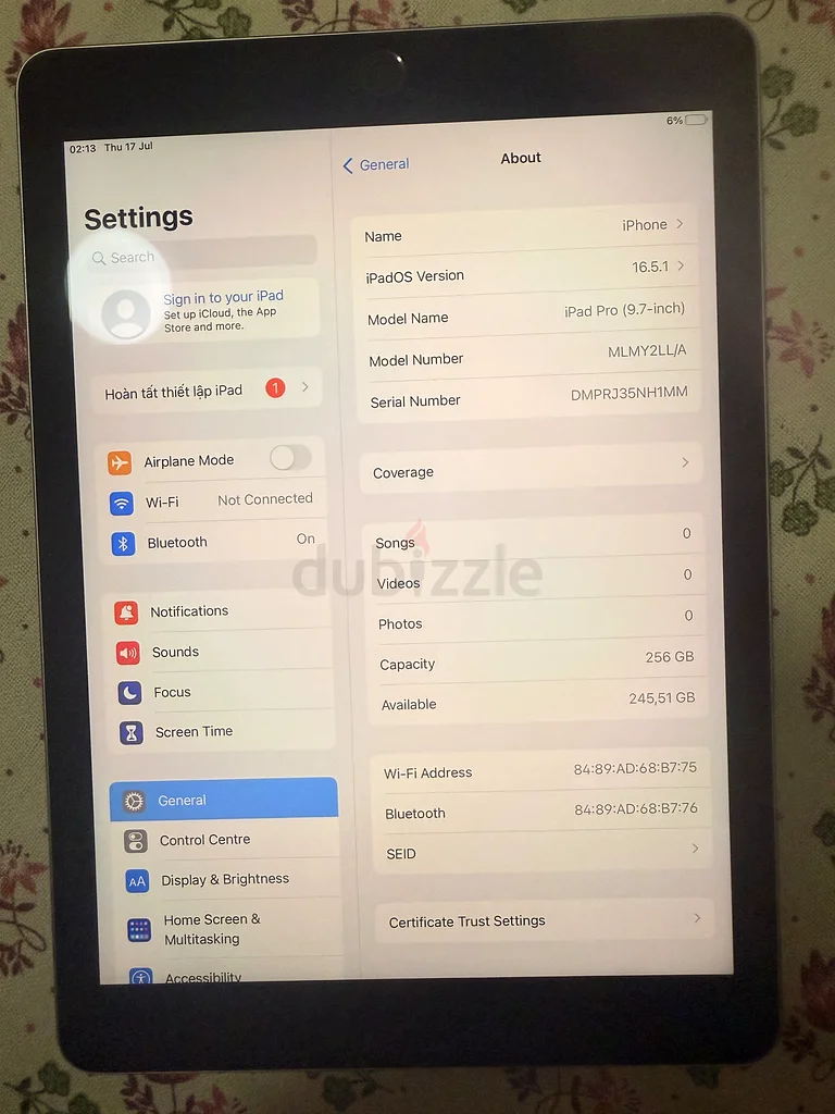 Ipad pro 256 gb63184727590274111