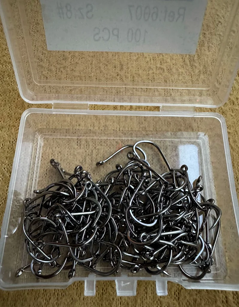 Fishing hook Chong Jin ISEAMA 8, 10, 12 No. 100 pcs box63241124257537111
