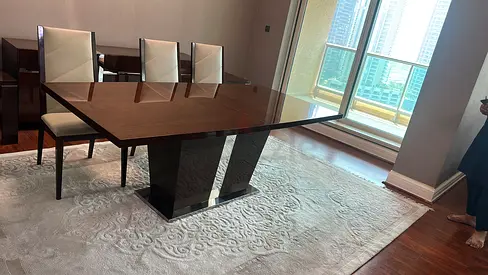 32000aed retail Selling Premium quality Alf Dafre Italian extendable dining table with chairs