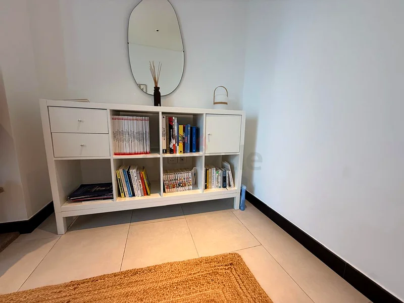 IKEA KALLAX Console Table with Elegant Mirror63183730439170111