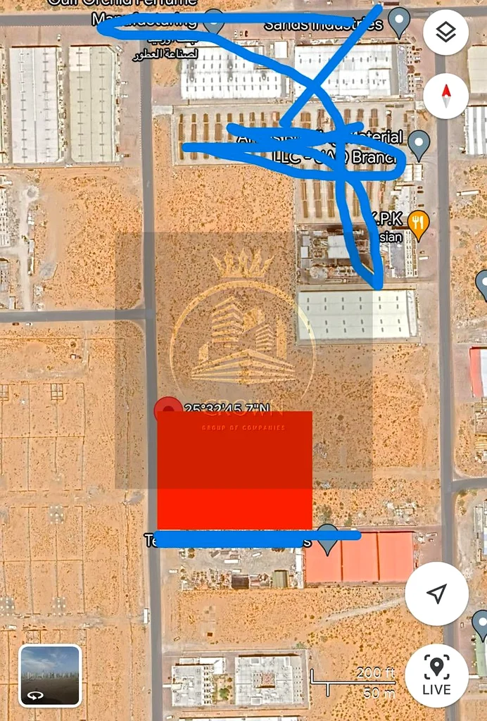أرض مؤجرة بالكامل لمدة 99 سنة، مساحتها 43594 قدم مربع، في المنطقة الصناعية الحديثة بالإمارات، أم آل ثوب، عجمان63185196702721112