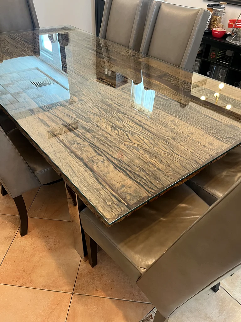 Marina Home Dining Table with 10x leather chairs63216829740674112
