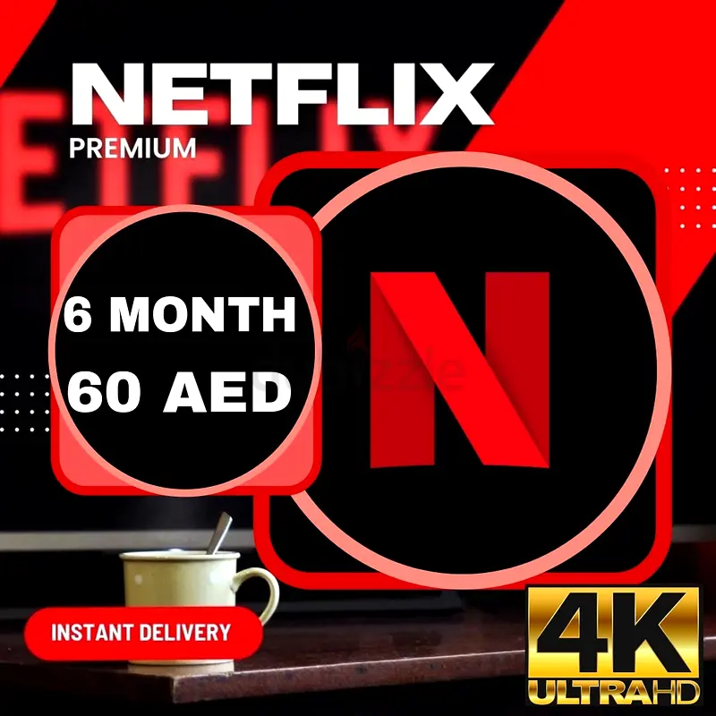 NETFLIX 6 MONTH 4K PREMIUM SUBSCRIPTION SHARING