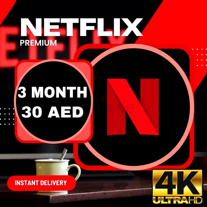 اشتراك نتفليكس 3 أشهر بدقة 4K بريميوم مشترك632257409637141125