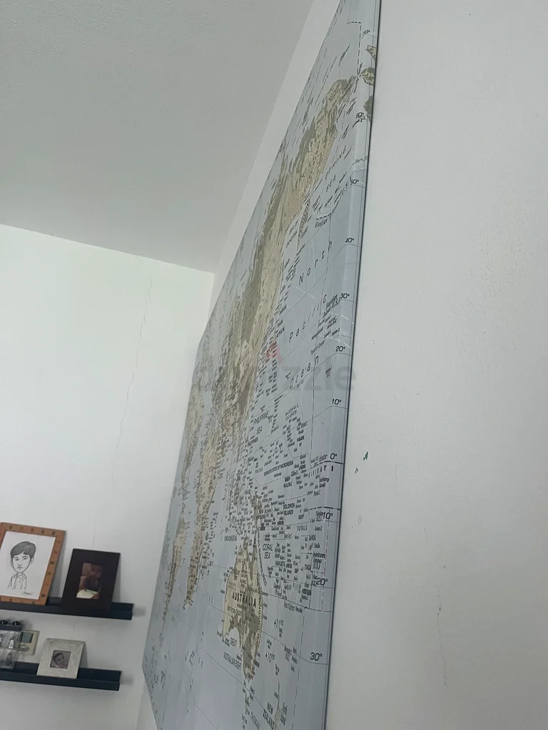 IKEA PREMIAR World Map Picture with frame canvas 200cm x 140cm63208385832065113