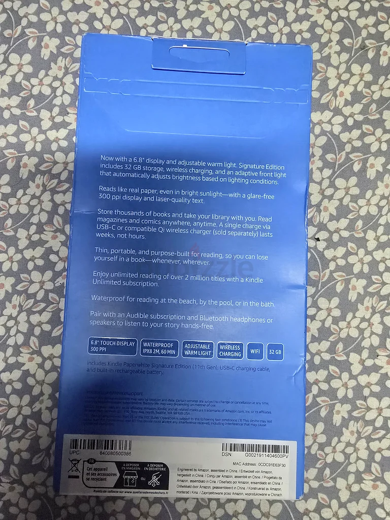 Amazon kindle signature edition 11 generation 32gb63261813300481111