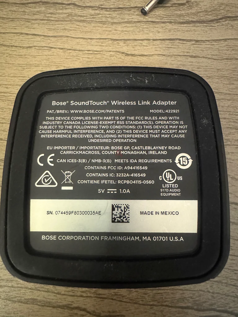 Bose Soundtouch wireless link63168044012417113