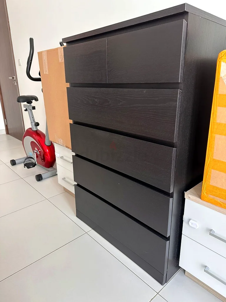 IKEA MALM chest of 6 storage drawers63183730333570111