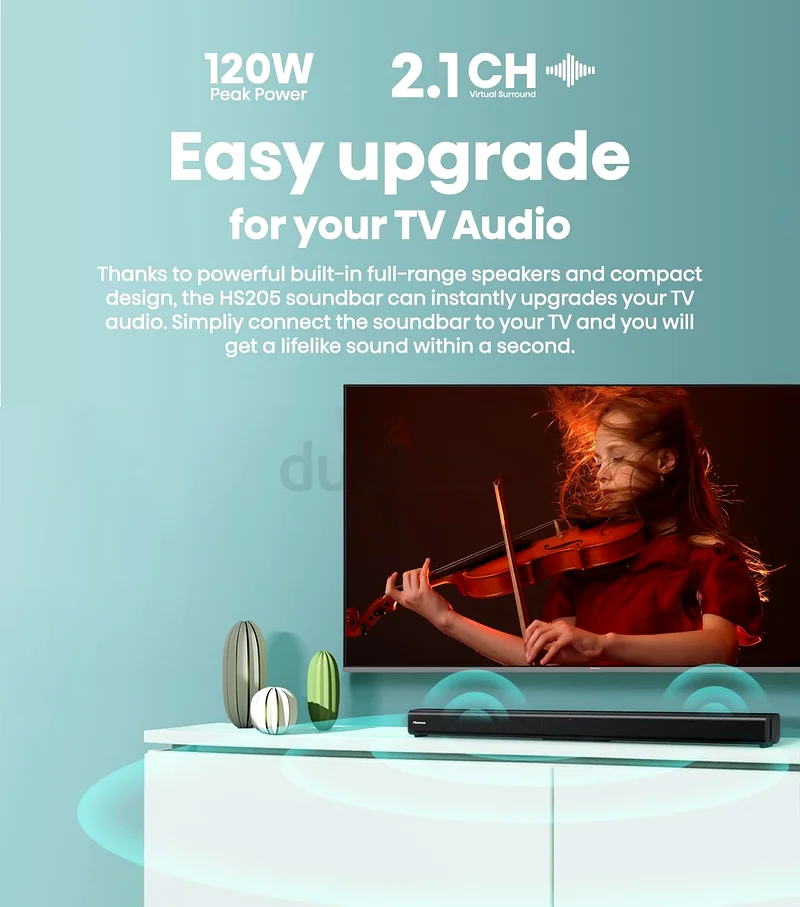 Hisense HS205 2.0ch Soundbar63261841538690114
