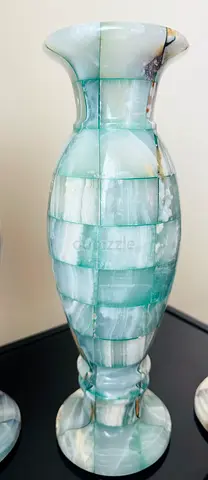 Stunning Vintage Alabaster Marble Vase - A Timeless Collectible!