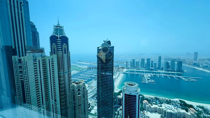 بنتهاوس دوبلكس فاخر جدًا مع إطلالة بانورامية على البحر والنخيل – 23 مارينا، مارينا دبي63775819344643110