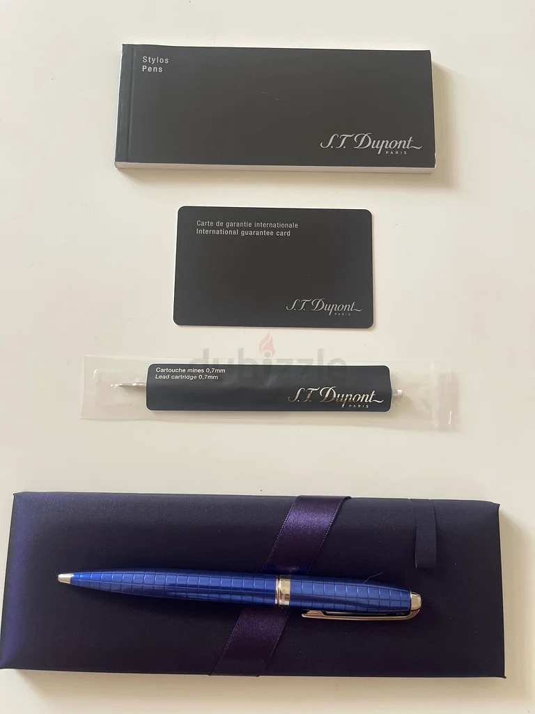 ST Dupont BP، مجموعة أقلام زرقاء أنيقة - مثالية للمجموعين!63177961357442113