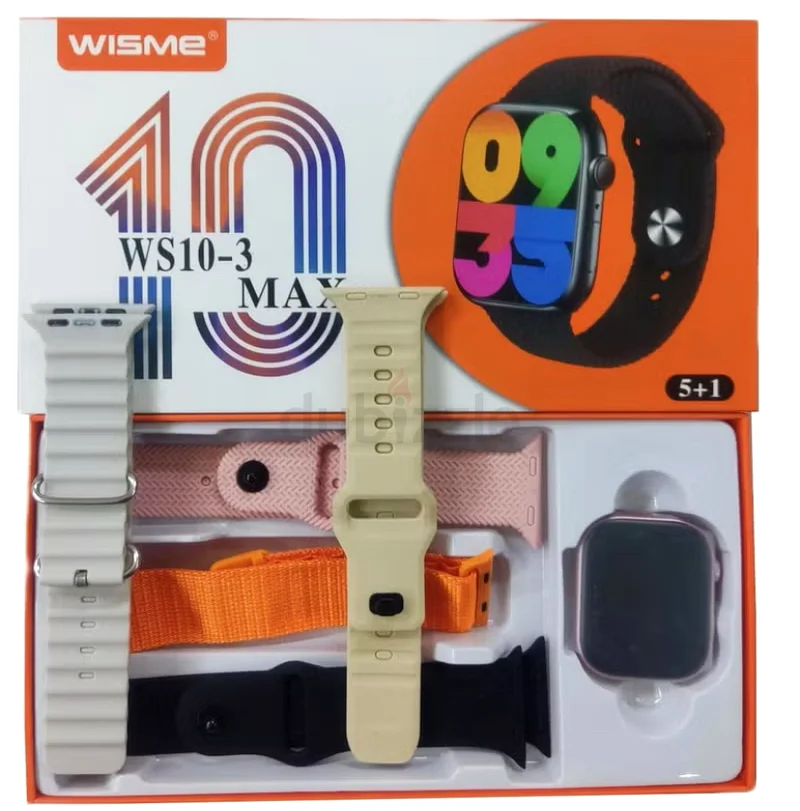 Wisme Smartwatch 10S Max Silver - Gold63261269685891111