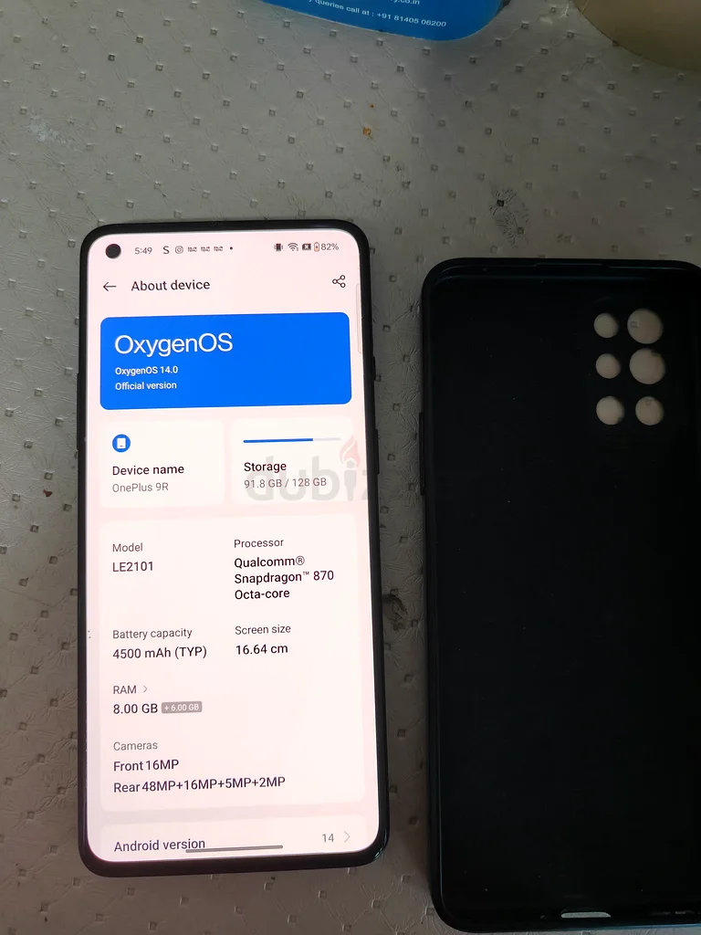 OnePlus 9r بسعة 128 جيجابايت للبيع632168391144991118