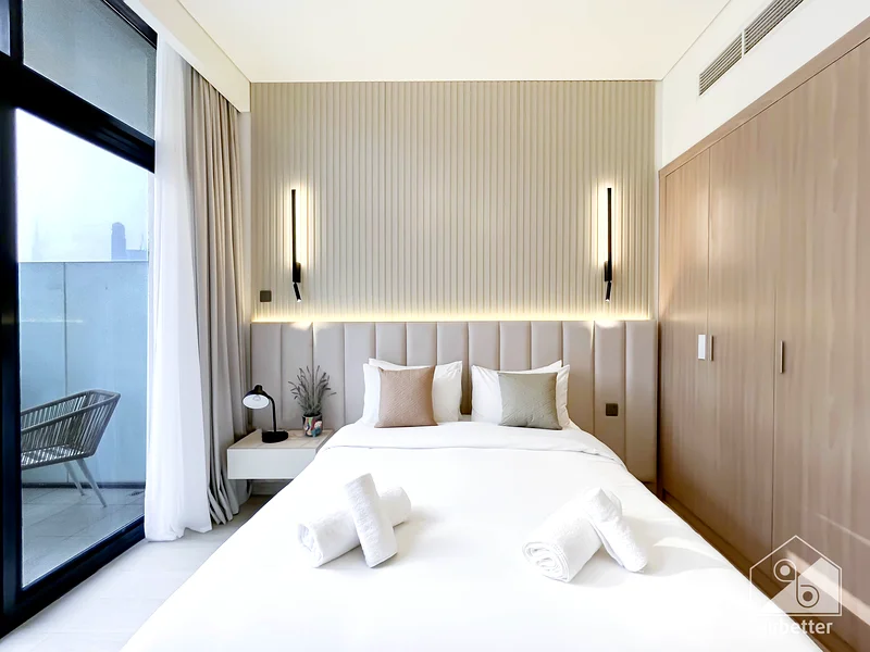 Cozy Studio at Aziz Riviera 19 with balcony- ALL BILLS Inc. + FREE Parking & Wifi63832313008899112