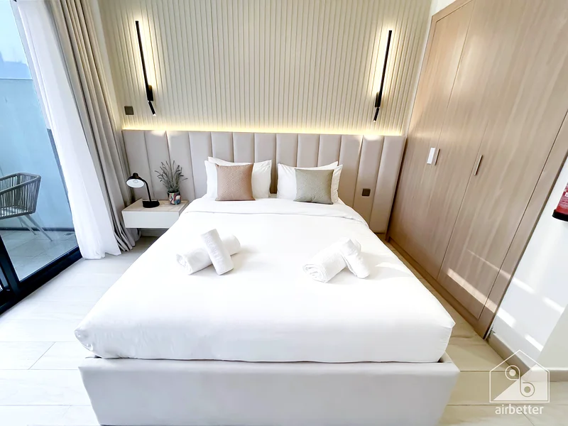 Cozy Studio at Aziz Riviera 19 with balcony- ALL BILLS Inc. + FREE Parking & Wifi63832313008899113