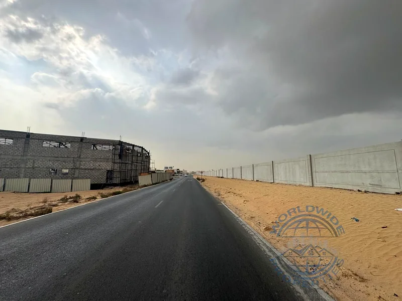 FREE HOLD || 500,000 sq. ft. CORNER INDUSTRIAL LAND || NEW INDUSTRIAL AREA ||| ARQOOB | NEAR AJMAN63196617892354113