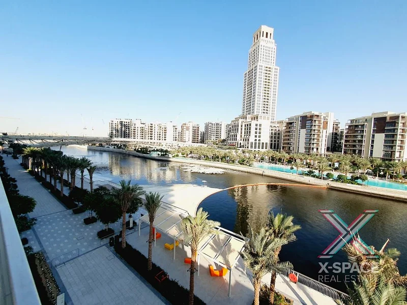 جديد بالكامل | شقة فاخرة بغرفة نوم واحدة | إطلالة على الخور | على الماء مباشرة63761028067971110
