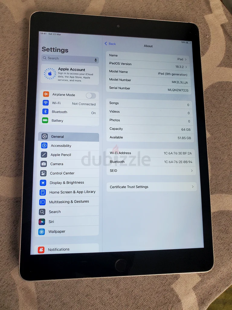 Apple iPad 9th Generation 64GB63184727641090113