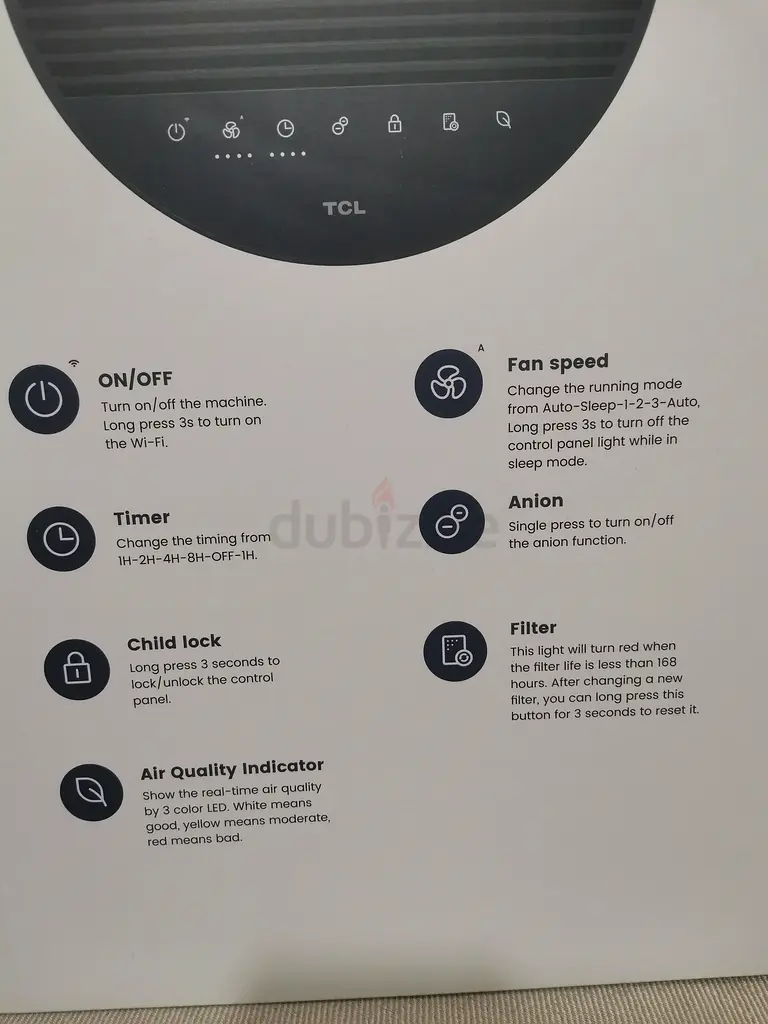 Tcl air purifier63248757434499113