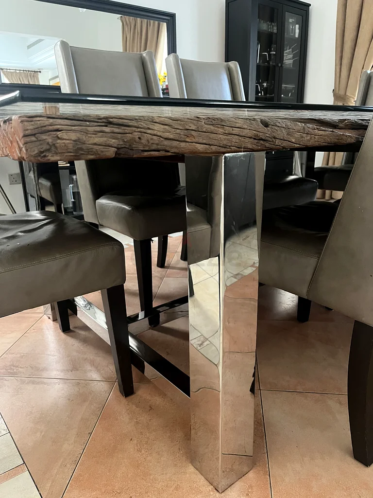Marina Home Dining Table with 10x leather chairs63216829740674111