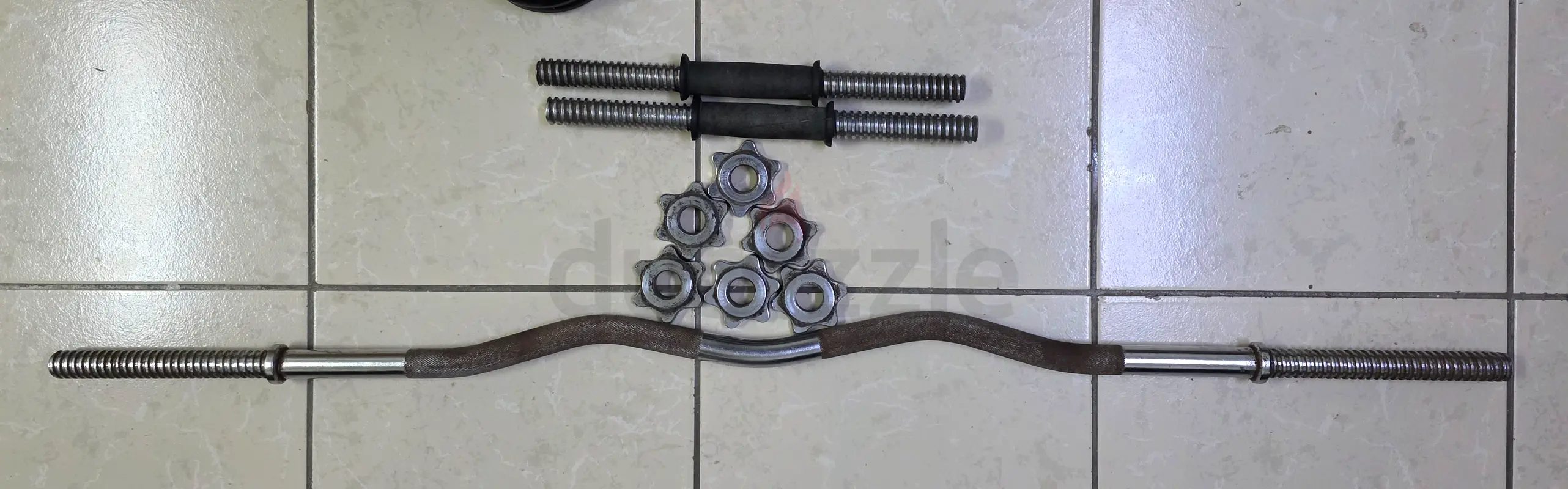 Adjustable Weight Barbell Set for Home Gym!
