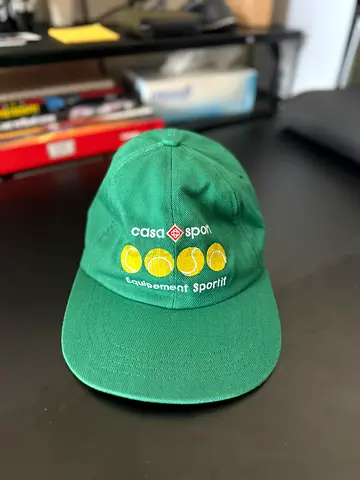 Casablanca Green Casa Sport Tennis Cap