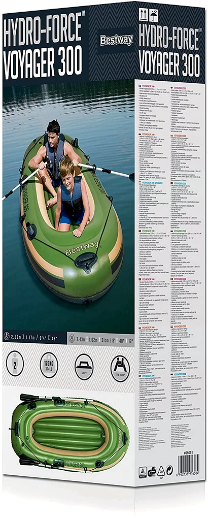 65051 Hydro-Force Voyager 300 Kayak Boat Bestway63235109987331113